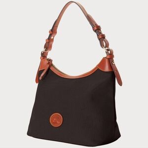 Dooney & Bourke Large Black Boho Shoulder Bag